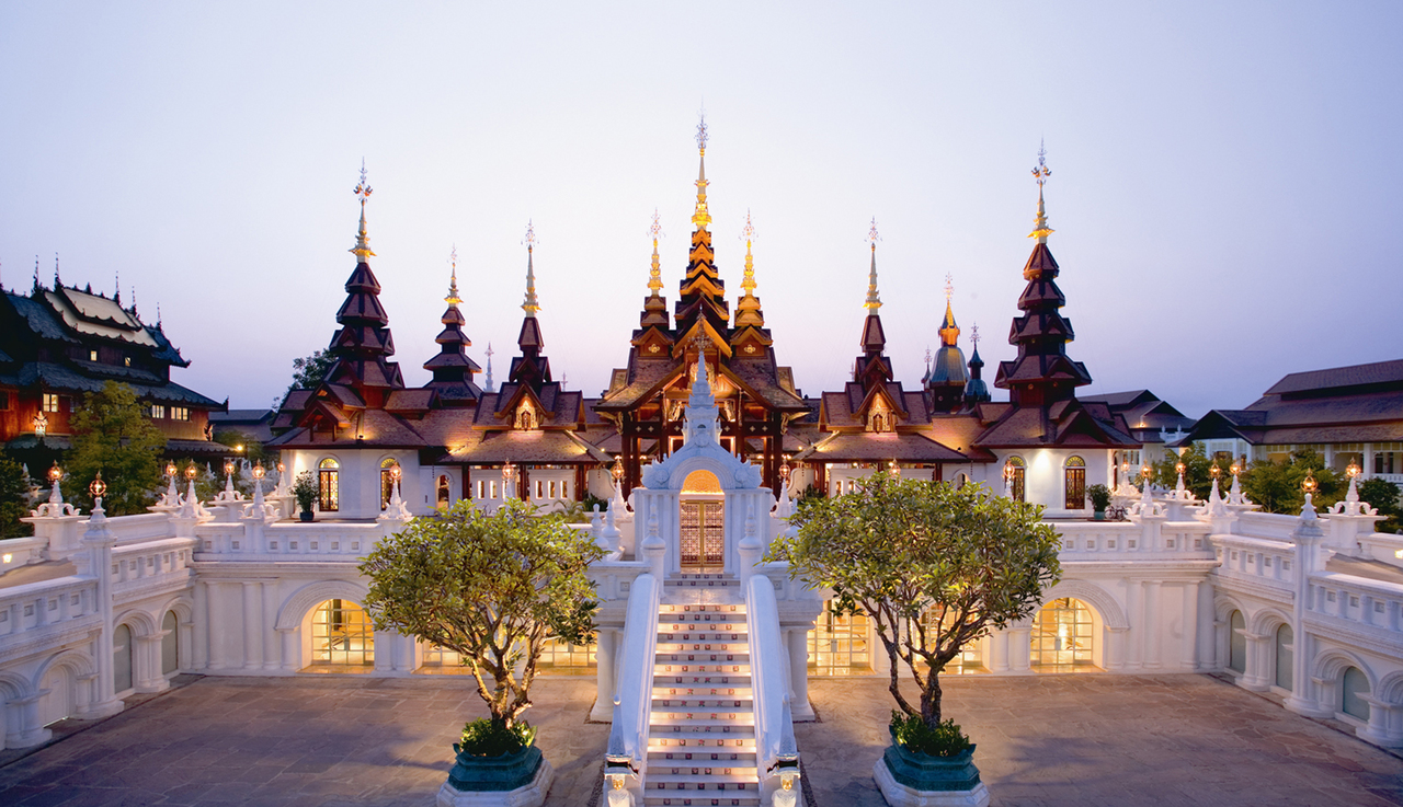 Main Lobby at the Dhara Dhevi Resort in Chiang Mai