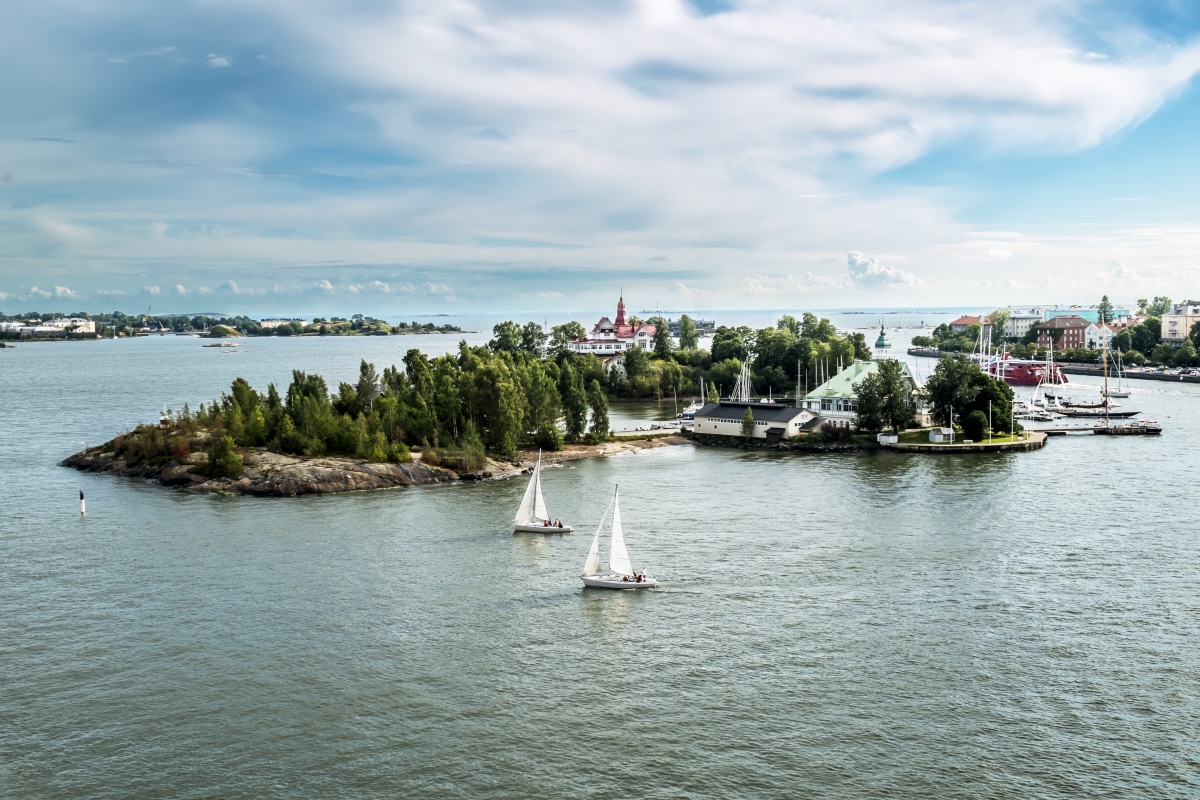Suomenlinna Maritime fortress on the Islands in the harbour of Helsinki