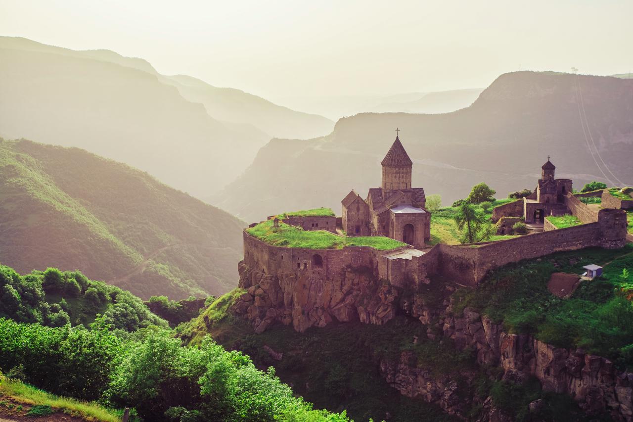 Ancient monastery in Tatev, Armenia