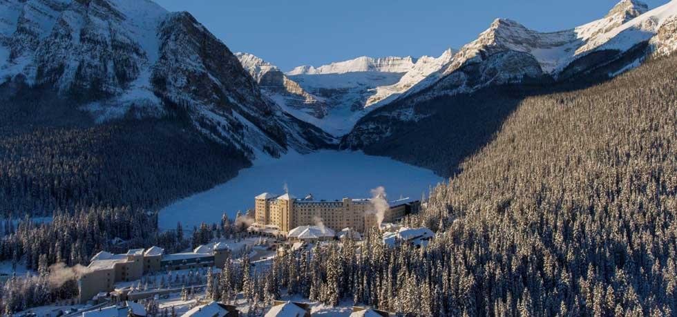 The Fairmont Chateau Lake Louise in Winter