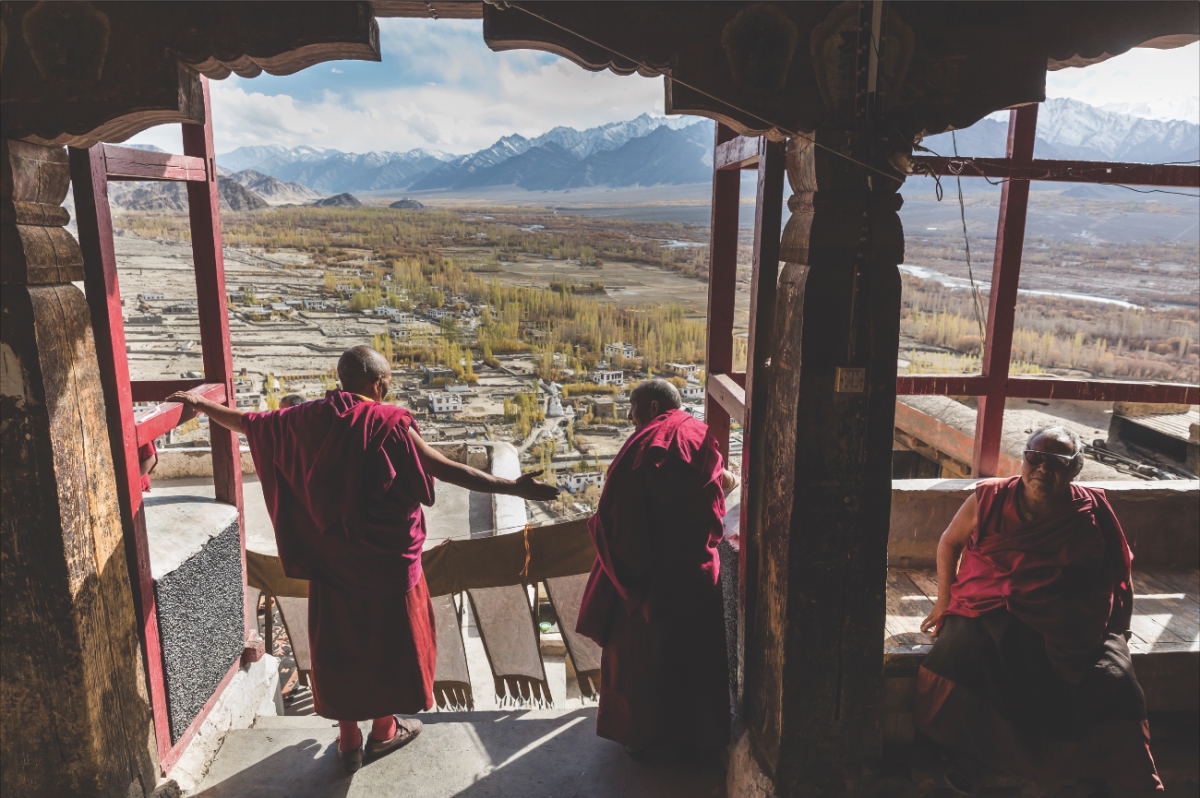 Monks in Ladakh, India