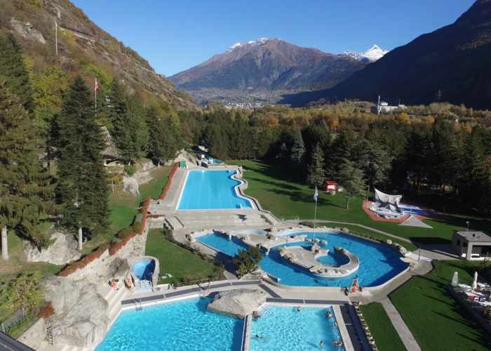 Thermal and Wellness pools in Brigerbad