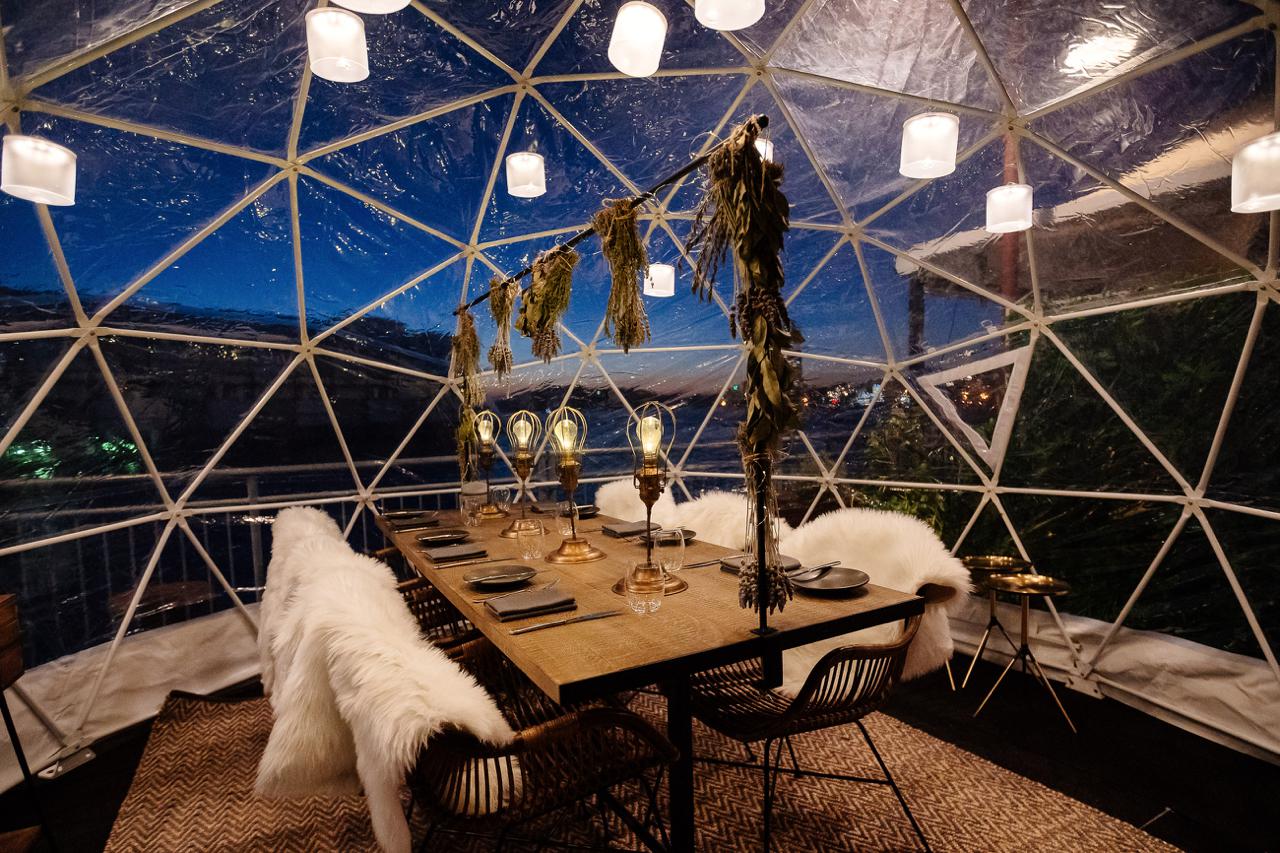 Pier One Sydney Harbour - Igloos on the Pier 2019 - Gantry Dining Igloo