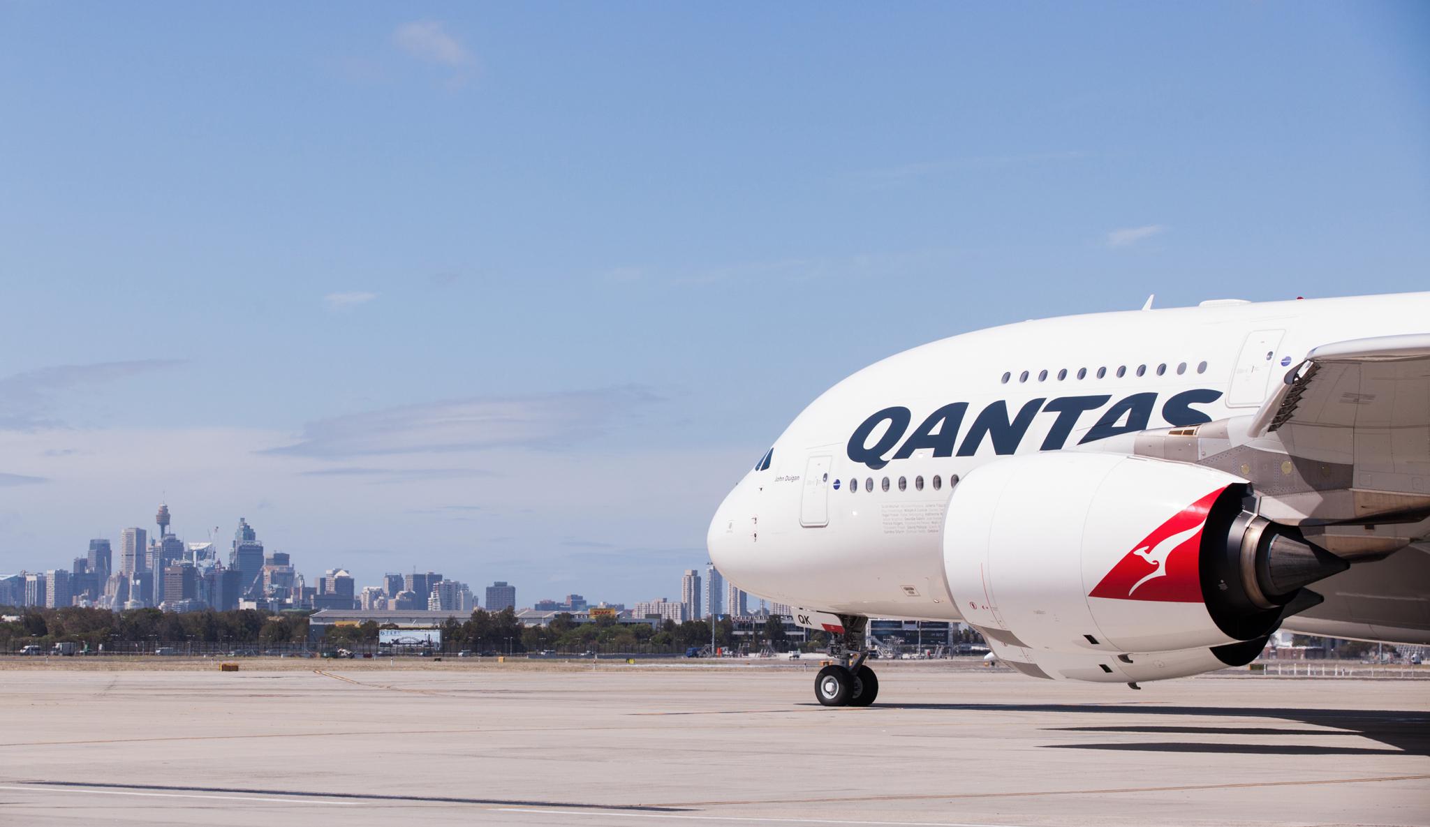 Qantas airplane