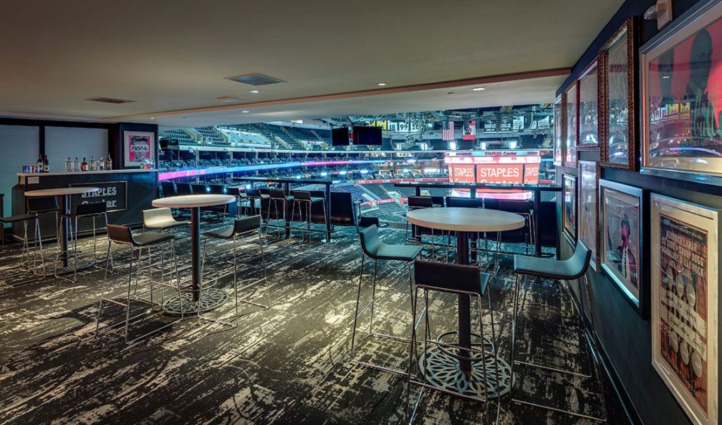 Event Suite at the Staples Center, L.A.