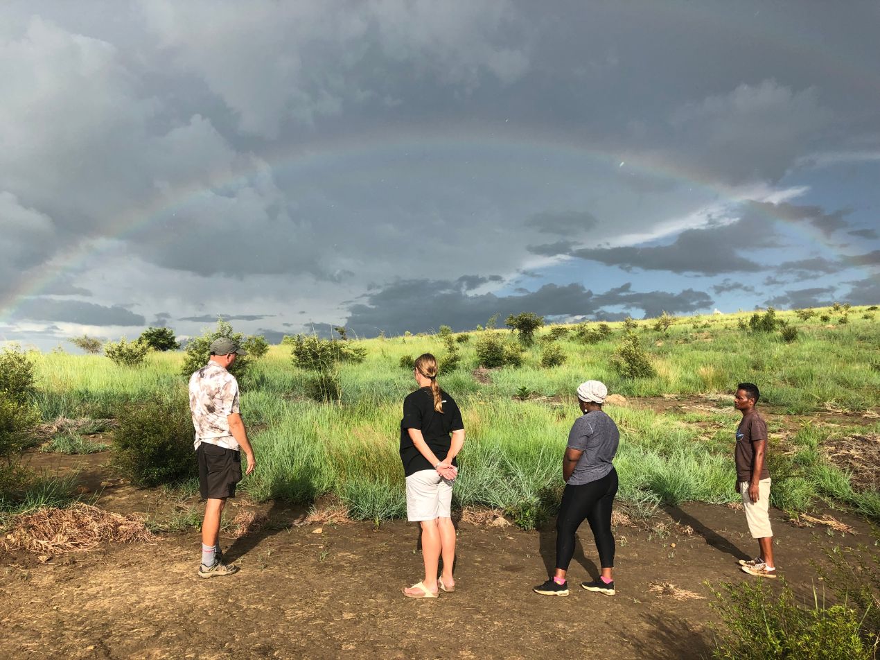 Rainbow in Soa Zara, Ranohira, Madagascar