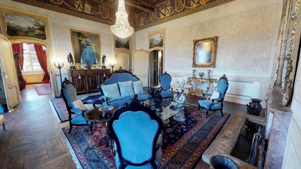 Private Livingroom, Castello di Casalborgone, Italy