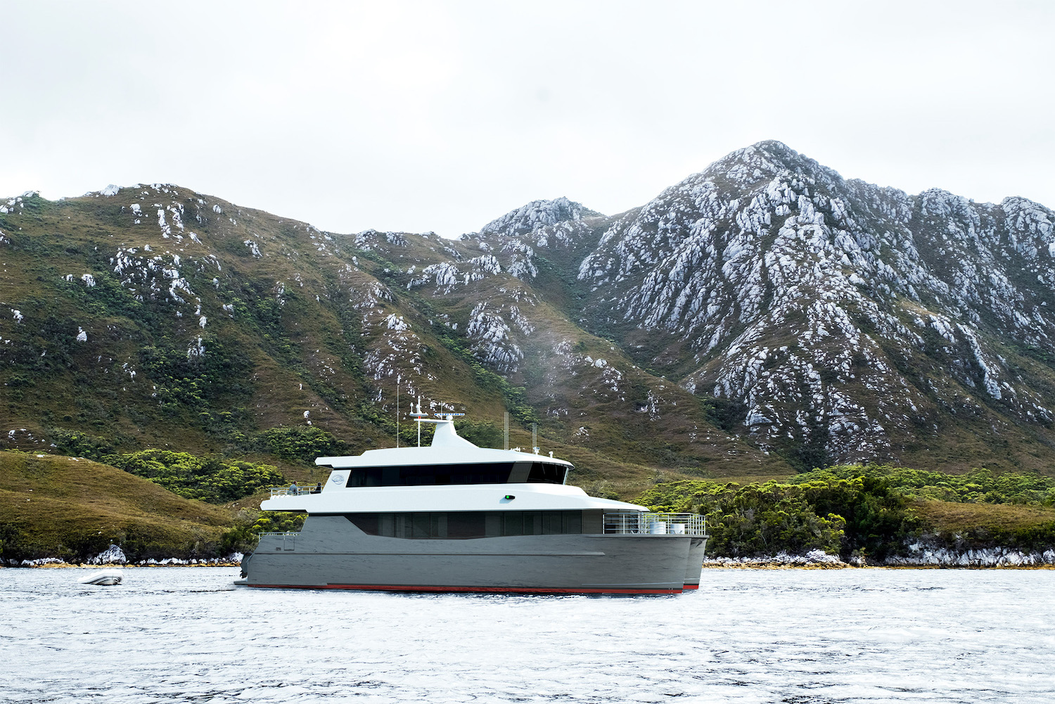 Odalisque III at Mt Stokes, On Board Tasmanian Expedition Cruises