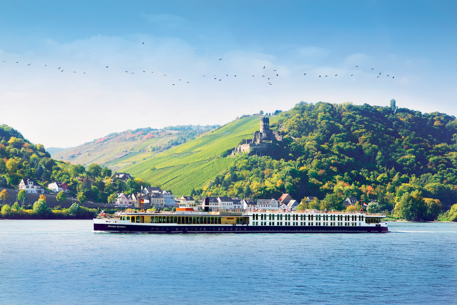 Uniworld River Queen on the Rhine