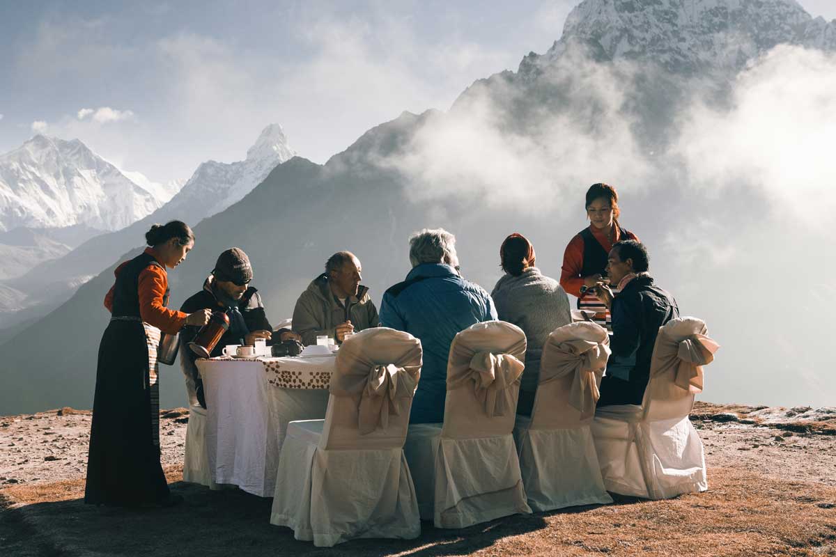 Everest for Breakfast. Credit Mountain Lodges of Nepal