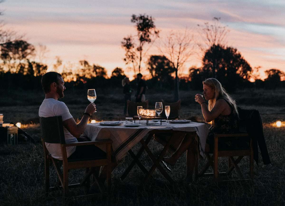 The Wild Wine Escape at Bullo River Station will include dining experiences under the stars. Credit: Bullo River Station.
