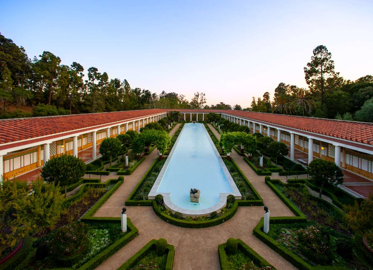 Outer Peristyle at the Getty Villa, credit Tahnee L. Cracchiola, copyright 2018 J Paul Getty Trust