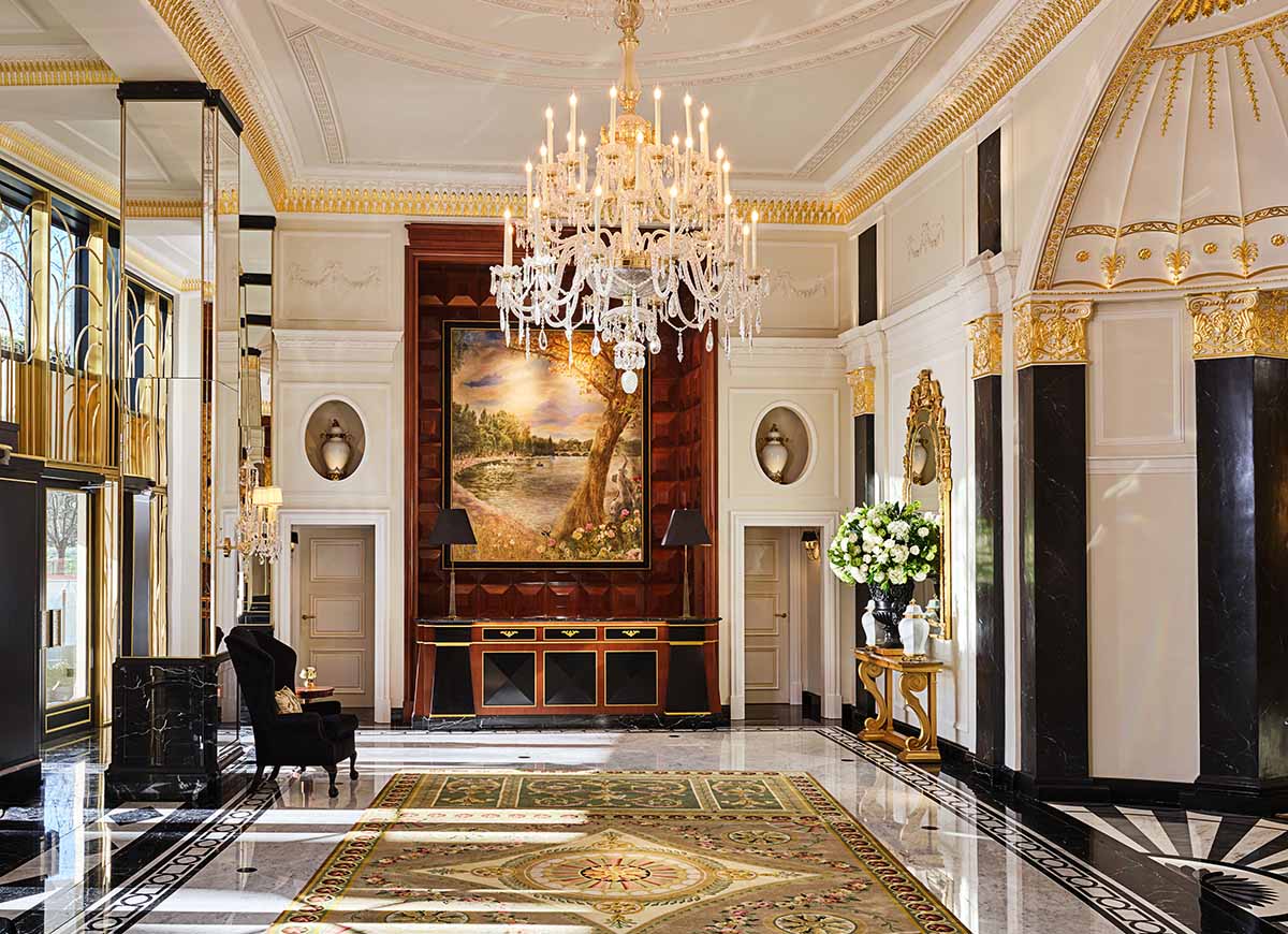 The Dorchester lobby photographed by Mark Read