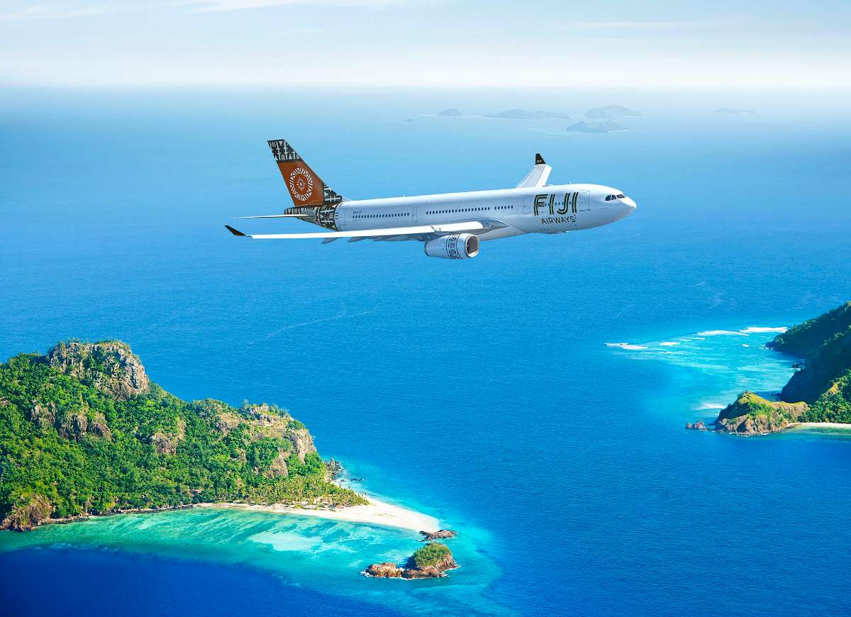 Island Fly Over - Fiji Airways