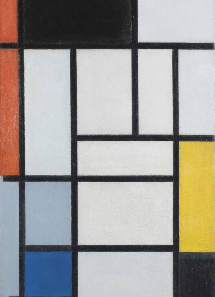 Piet-Mondrian-Composition-with-red-black-yellow-blue-and-gray-1921.-Copyright_Kunstmuseum-Den-Haag