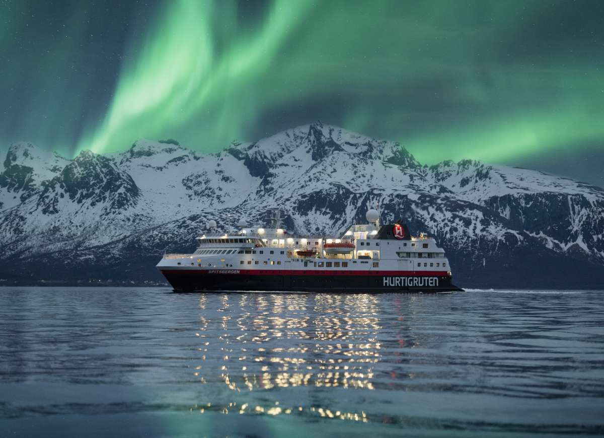 Northern Lights, Norway, Hurtigruten. Photo Hege Abrahamsen