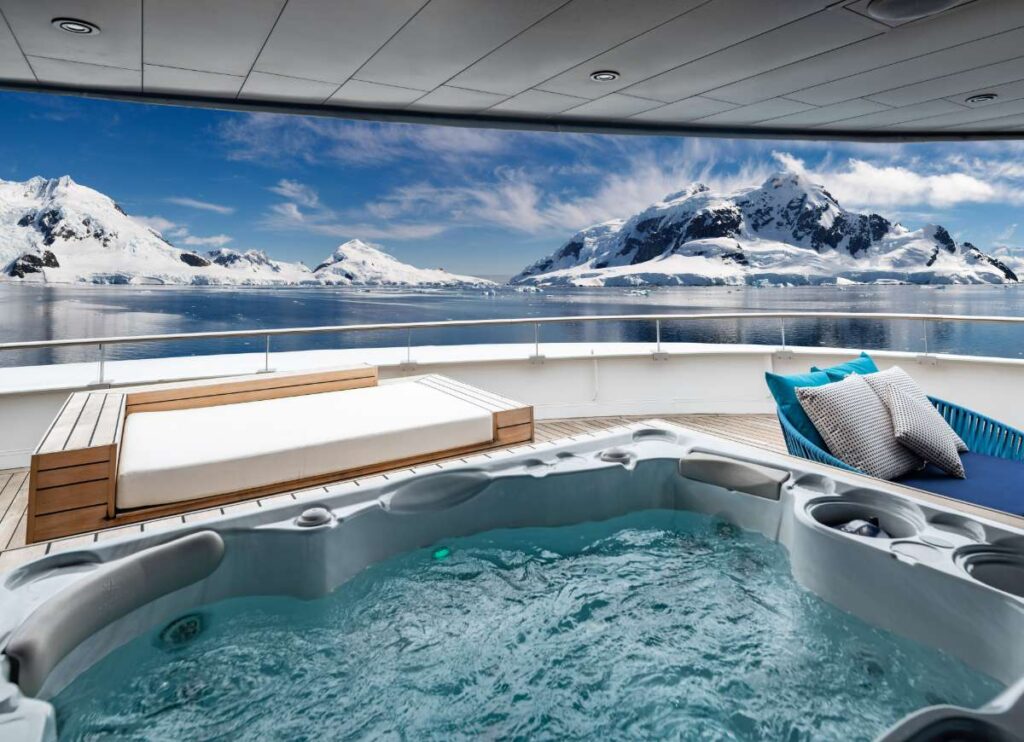 Scenic Eclipse Owner's Penthouse Suite Deck - Antarctica