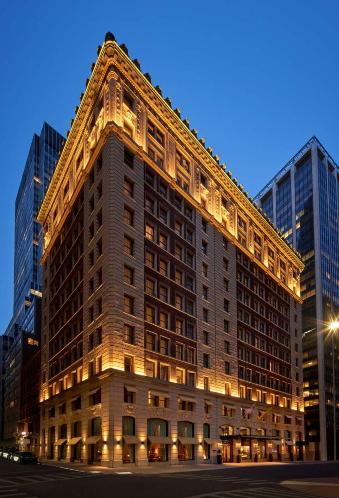 The Wall Street Hotel - Exterior Evening