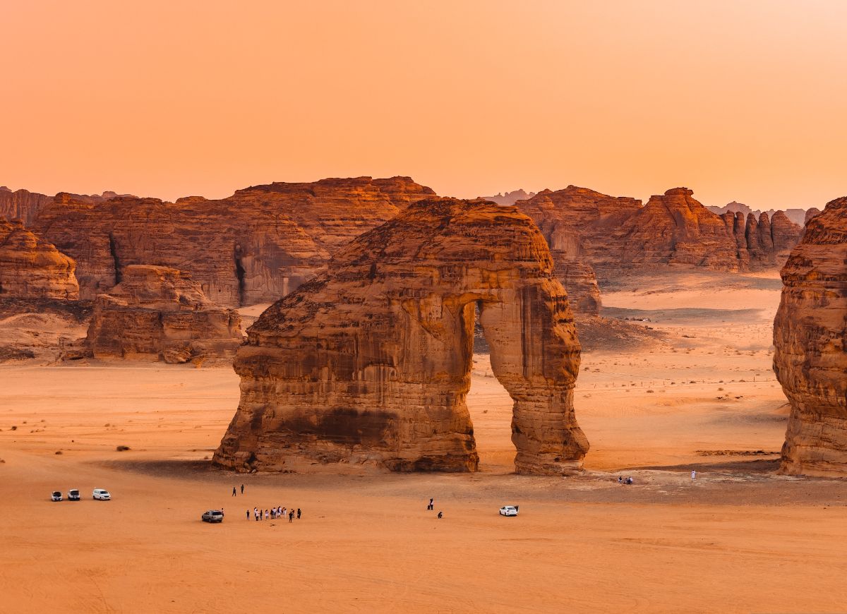 Elephant Rock in Saudi Arabia
